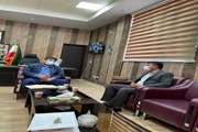 دیدار مدیر کل دامپزشکی جنوب کرمان با فرماندار شهرستان  رودبار جنوب در خصوص طرح تشدید نظارت بهداشتی نوروز ۱۴۰۱ و ماه مبارک رمضان
